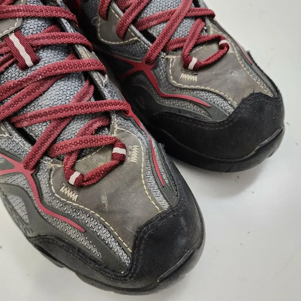 MERRELL Shoes TURBULENCE Womens Size 8 Gray Red Trail Hiking Performance Outdoor